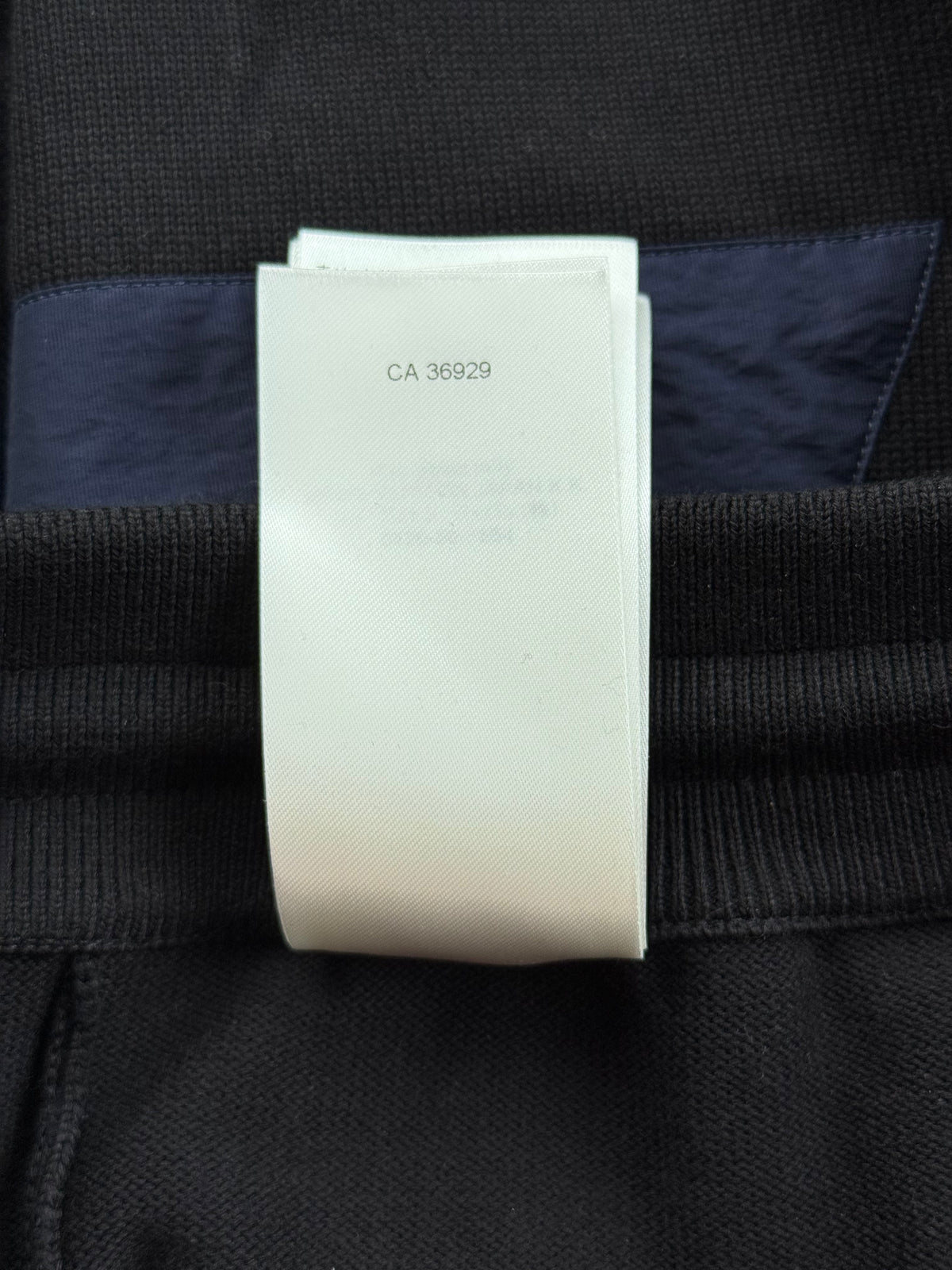 Louis Vuitton Black & Blue Logo Panelled Sweatpants