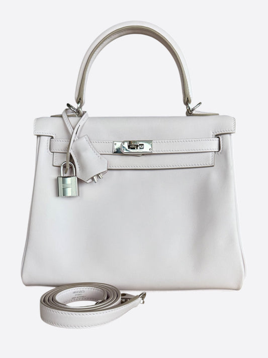 Hermes Mauve Pink Swift Kelly 25