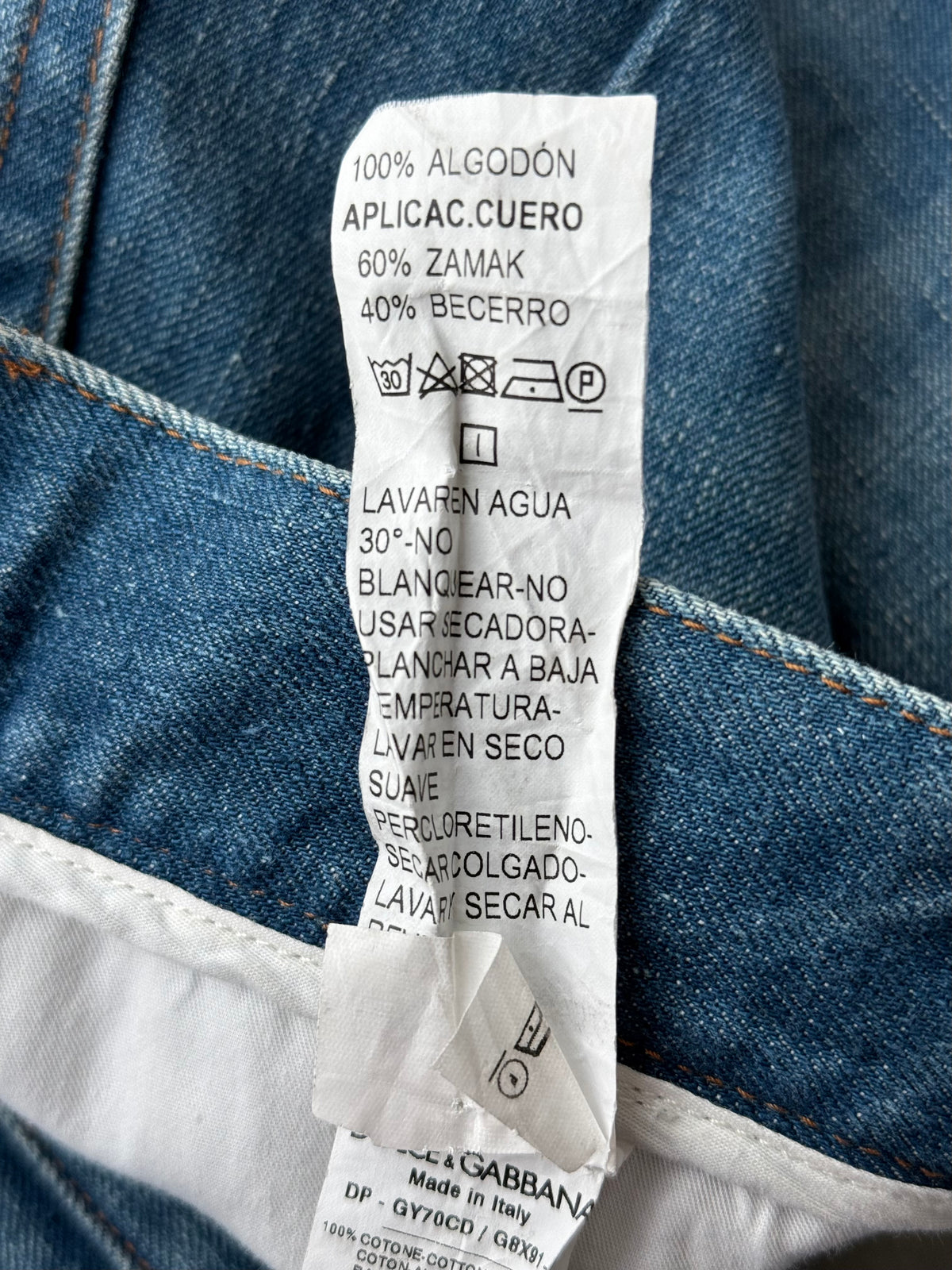 Dolce & Gabbana Blue Distressed Denim Jeans