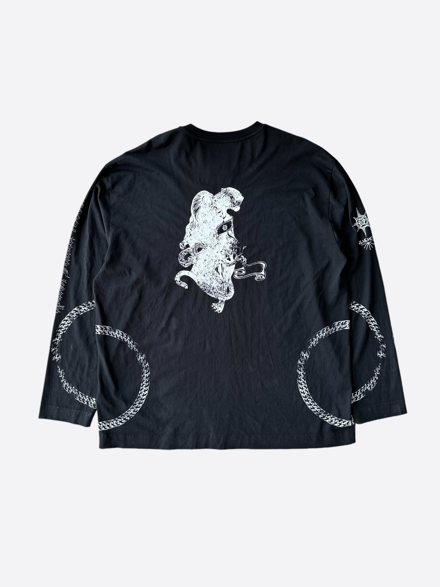 Givenchy Black & White Tattoo Longsleeve T-Shirt