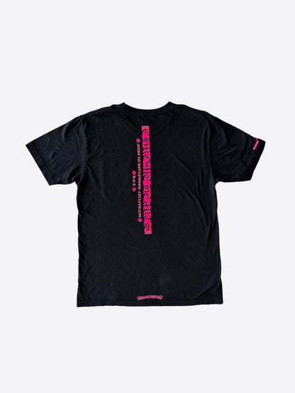 Chrome Hearts Black & Pink Logo T-Shirt