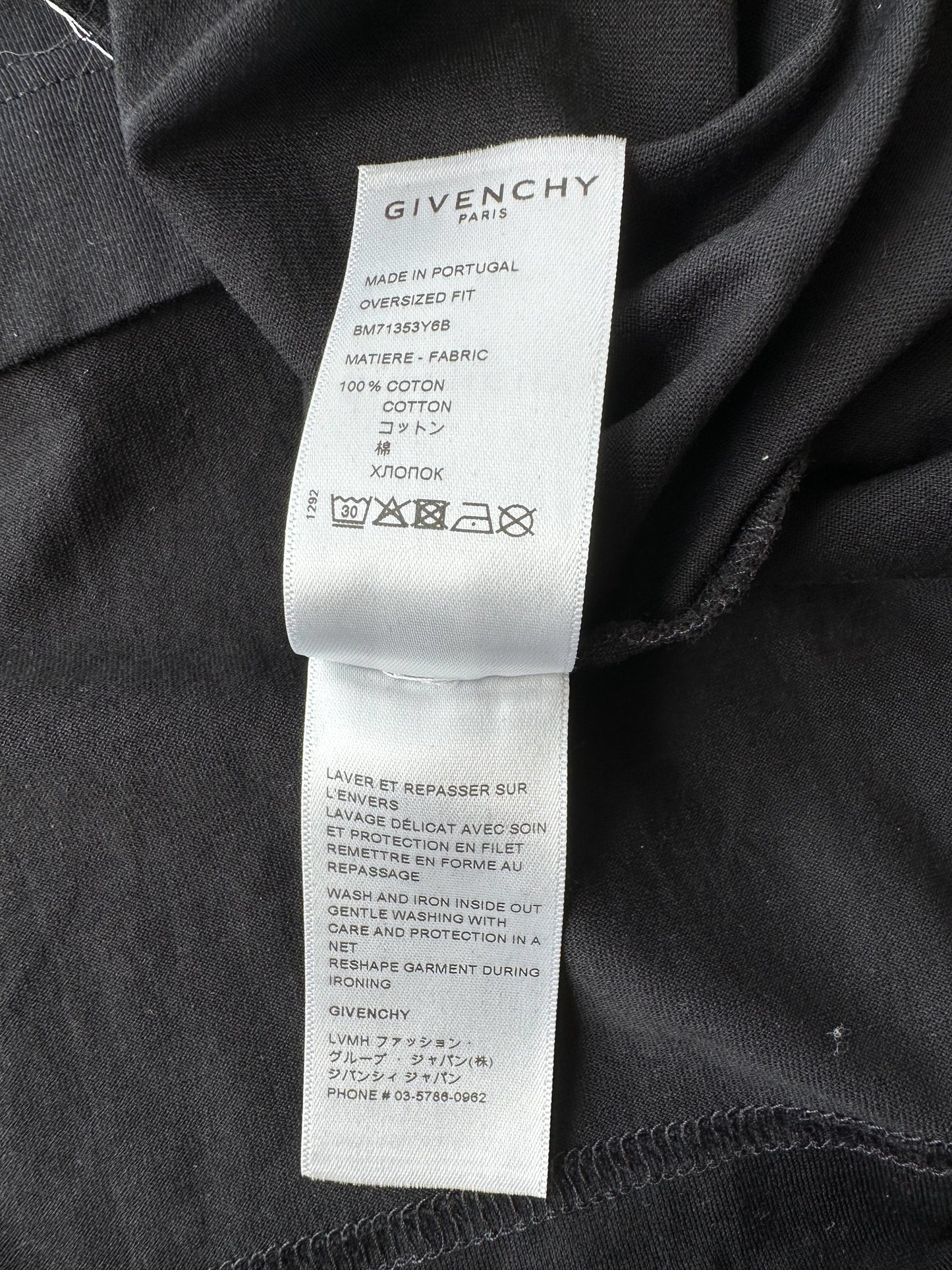 Givenchy Black & White Tattoo Longsleeve T-Shirt