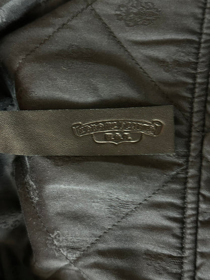 Chrome Hearts Blue & Green Floral Padded Flannel Jacket