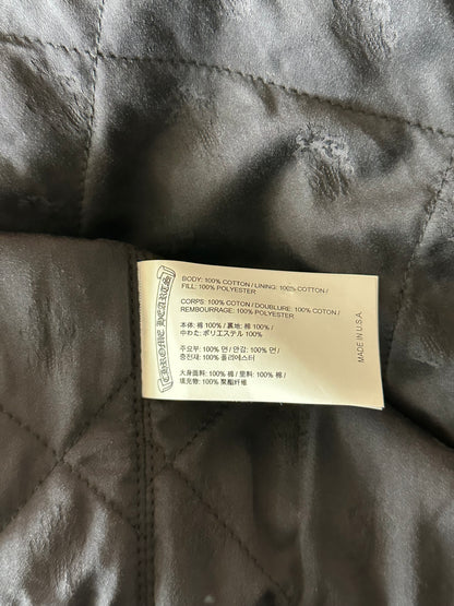 Chrome Hearts Blue & Green Floral Padded Flannel Jacket