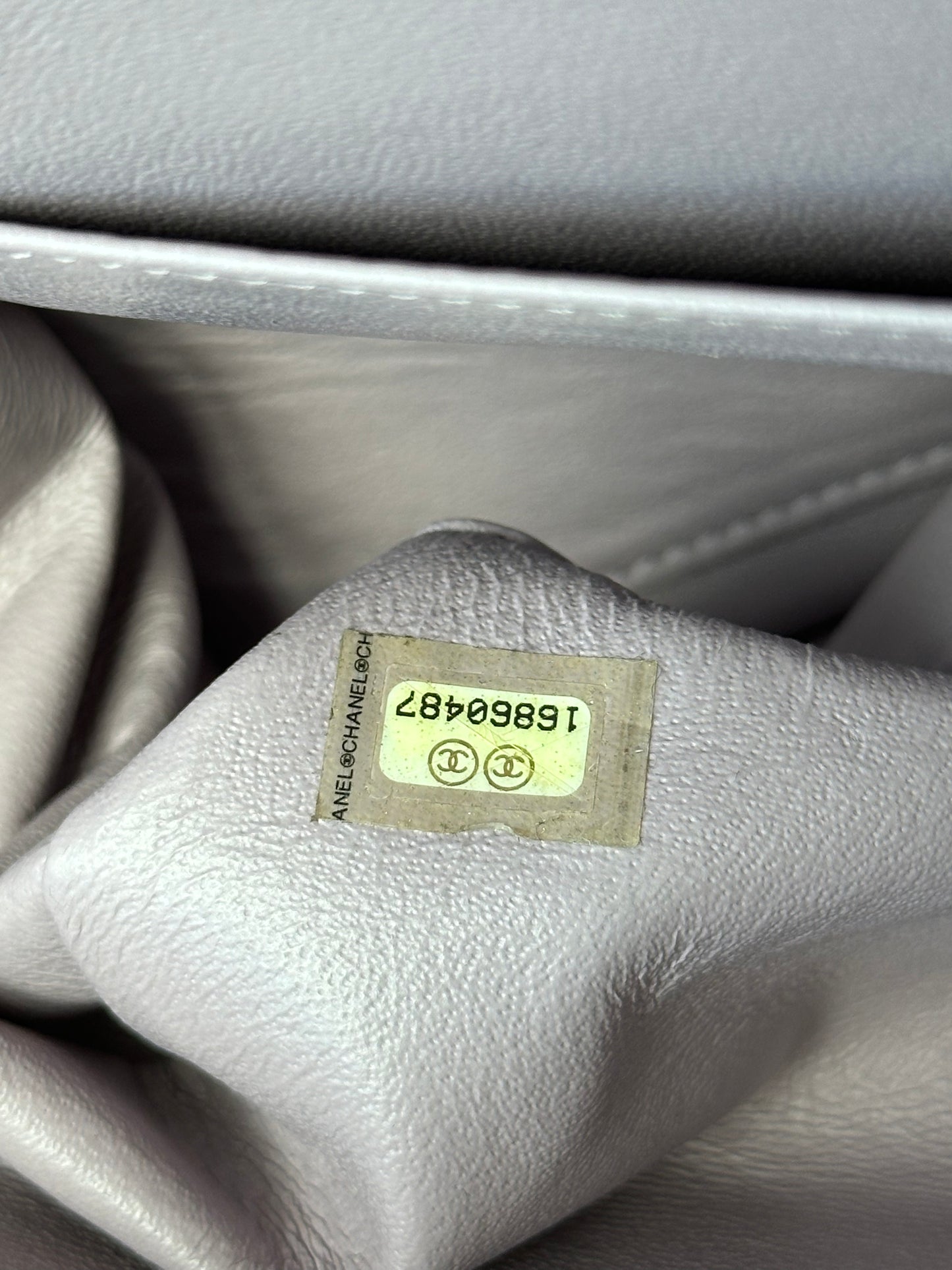 Chanel Light Violet Caviar Jumbo Double Flap Bag
