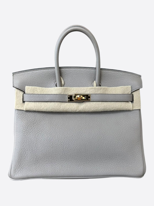 Hermes Gris Asphalte Togo Birkin 25