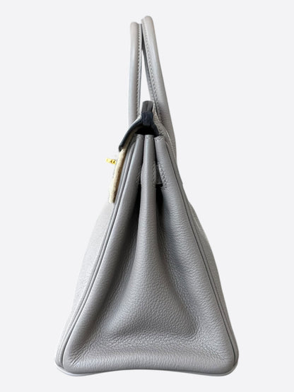 Hermes Gris Asphalte Togo Birkin 25