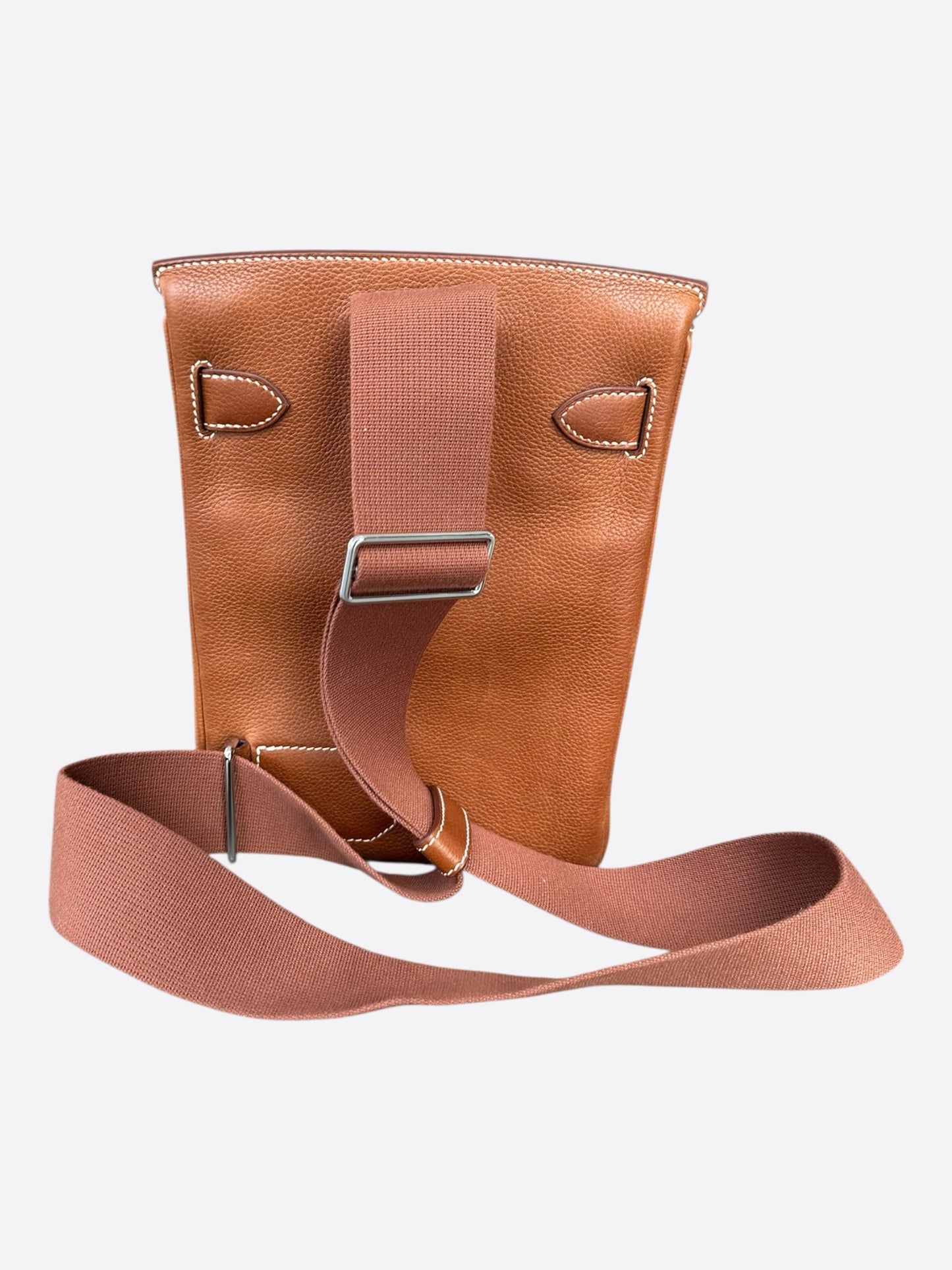 Hermes Chestnut HAC A Dos Crossbody Backpack