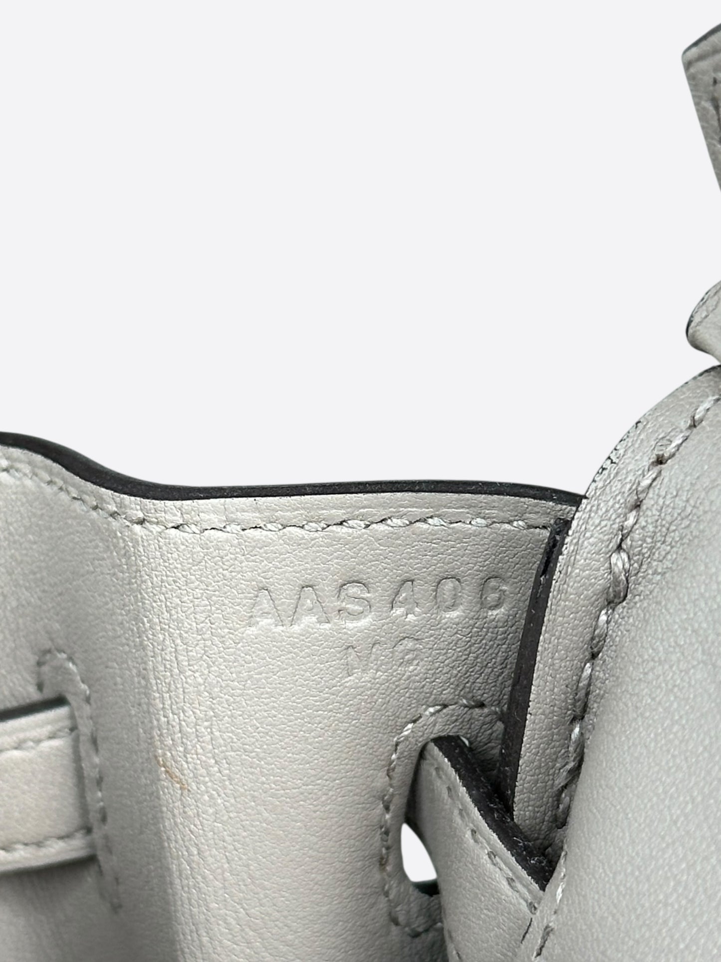 Hermes Gris Asphalte Swift Birkin 25