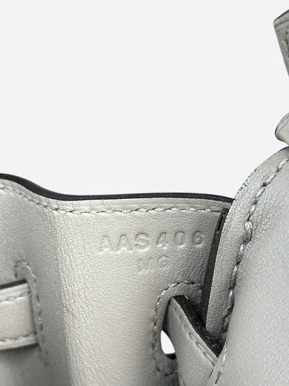Hermes Gris Asphalte Swift Birkin 25