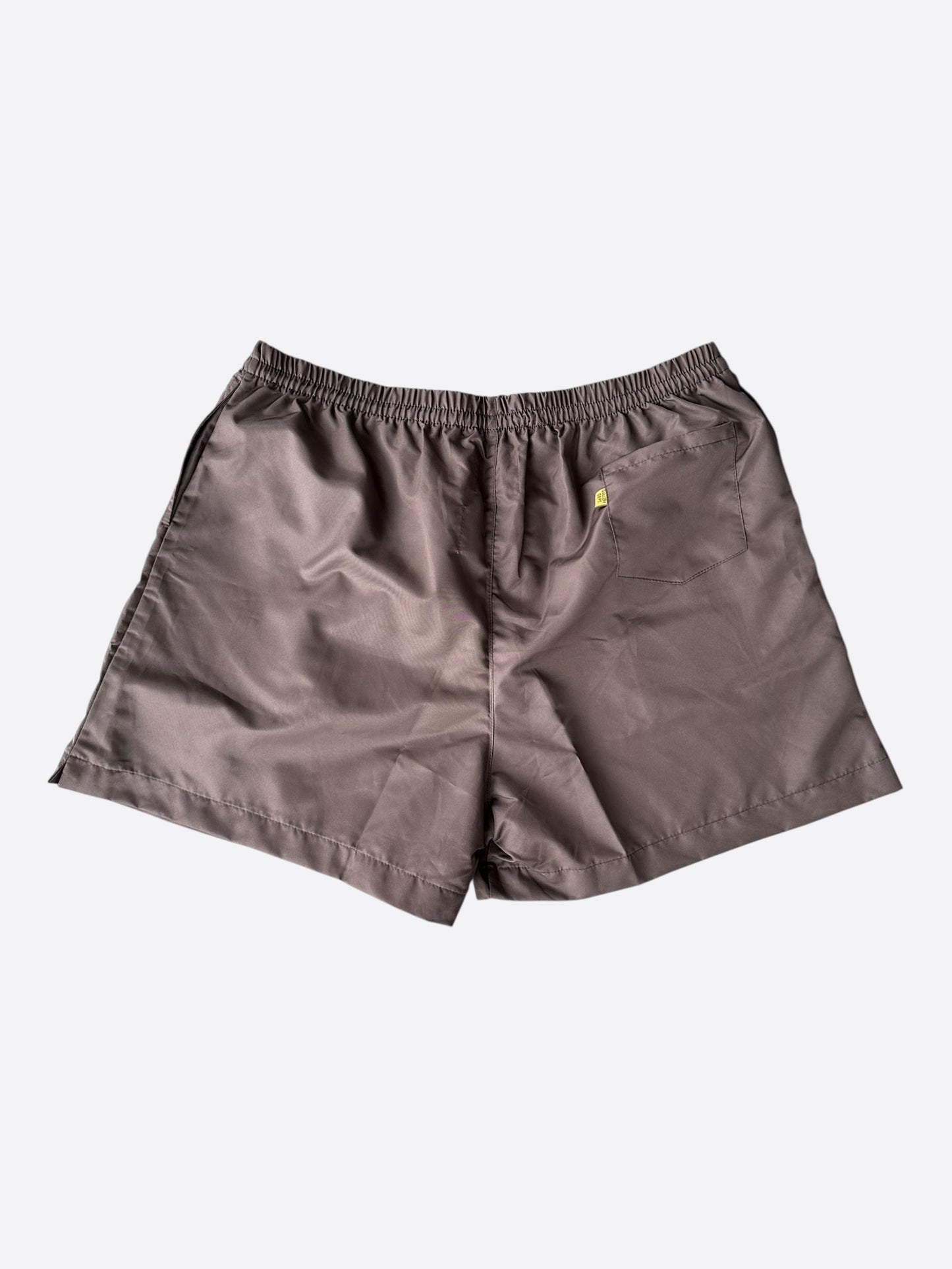 Gallery Dept Brown & White Embroidered Logo Zuma Shorts