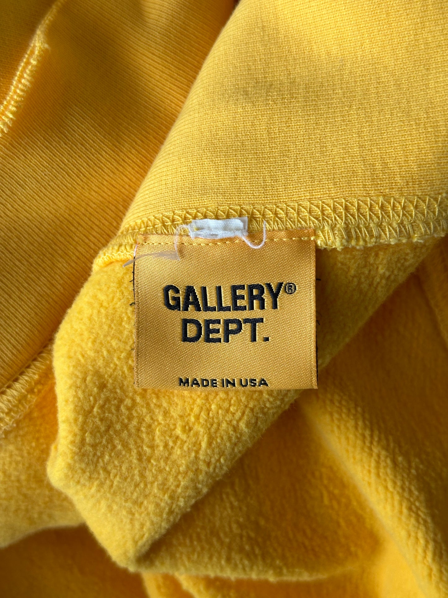 Gallery Dept Yellow Boxing Gloves Logo Hoodie