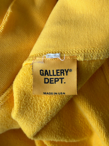 Gallery Dept Yellow Boxing Gloves Logo Hoodie