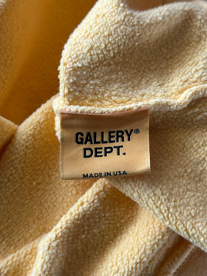 Gallery Dept Yellow & Black French Logo Sweater