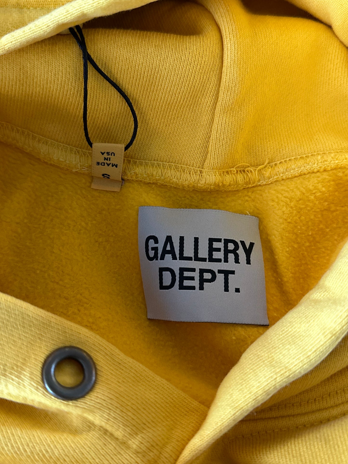 Gallery Dept Yellow Boxing Gloves Logo Hoodie