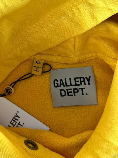 Gallery Dept Yellow Boxing Gloves Logo Hoodie