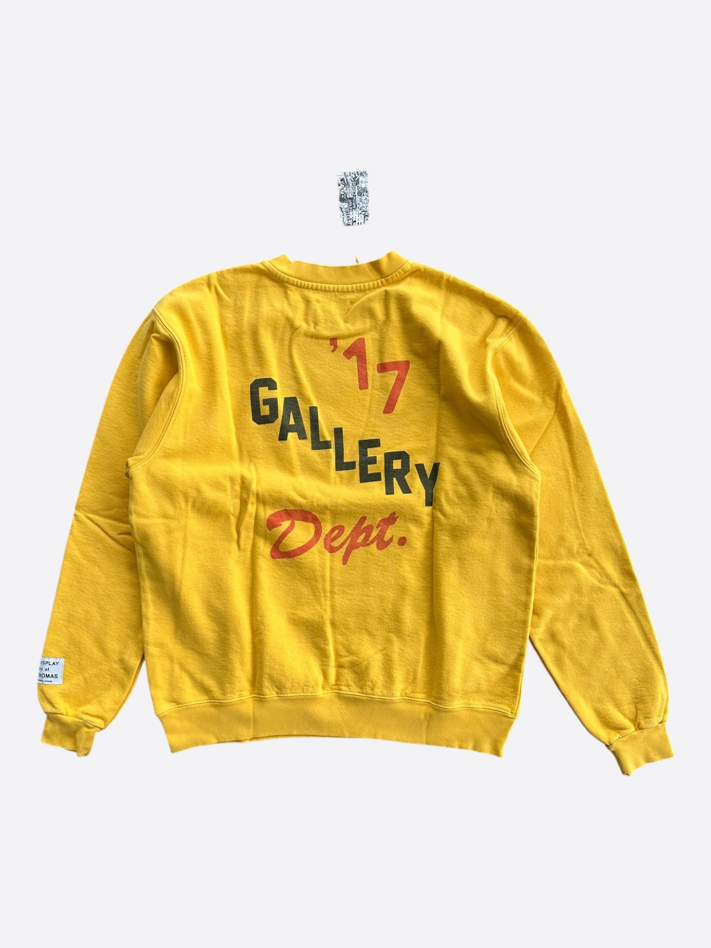 Gallery Dept Yellow Boxing Logo Sweater