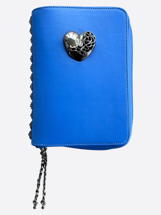 Chrome Hearts Blue & Silver Heart Logo Agenda