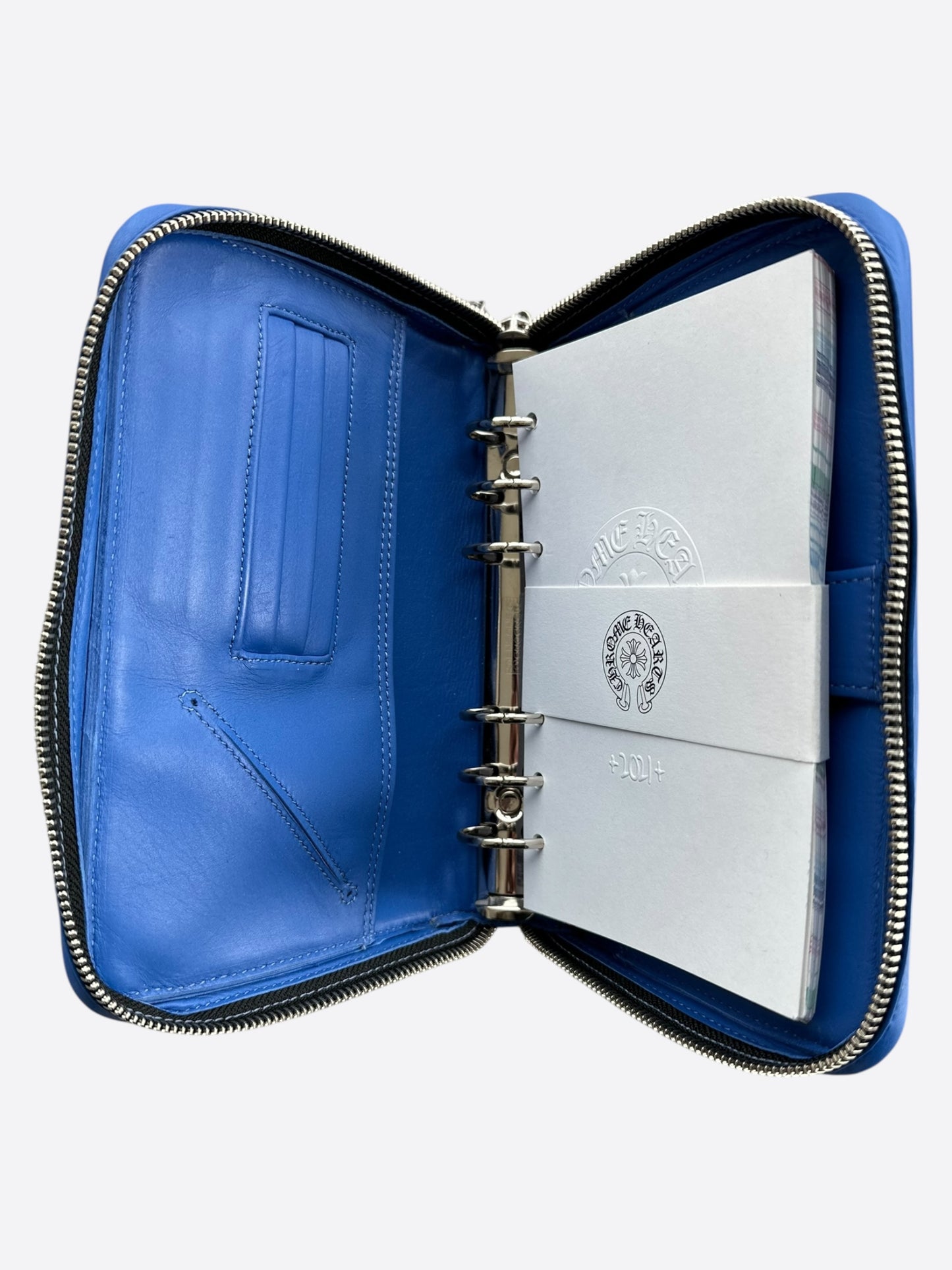 Chrome Hearts Blue & Silver Heart Logo Agenda