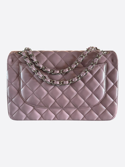 Chanel Light Violet Caviar Jumbo Double Flap Bag