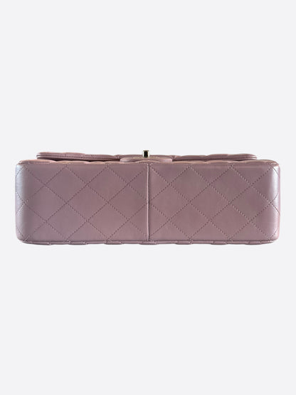 Chanel Light Violet Caviar Jumbo Double Flap Bag