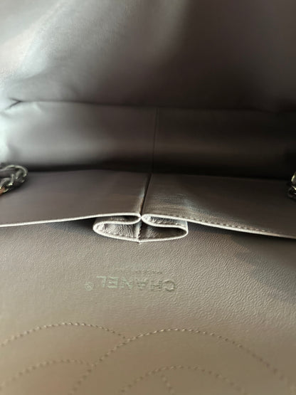 Chanel Light Violet Caviar Jumbo Double Flap Bag