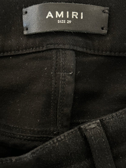 Amiri Black Distressed MX1 Jeans