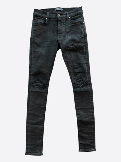 Amiri Black Distressed MX1 Jeans