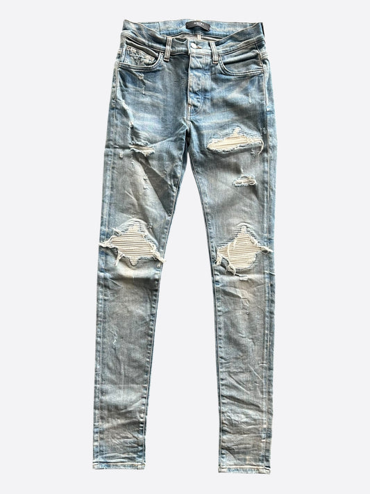 Amiri Clay Indigo & White MX1 Jeans