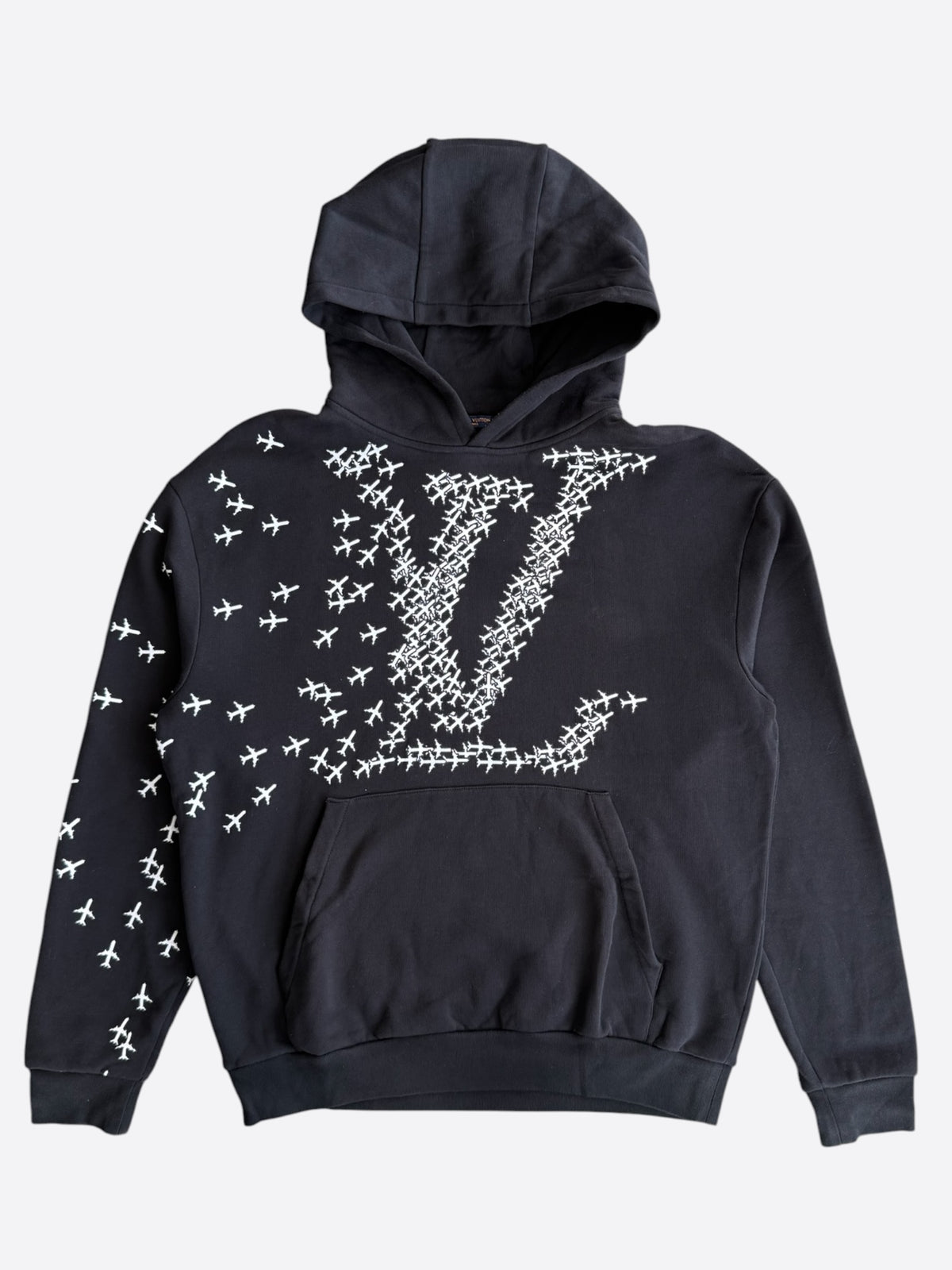 Louis Vuitton Black & White 2054 Planes Hoodie