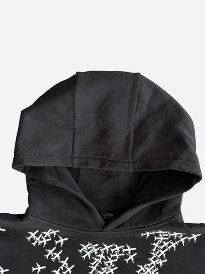 Louis Vuitton Black & White 2054 Planes Hoodie