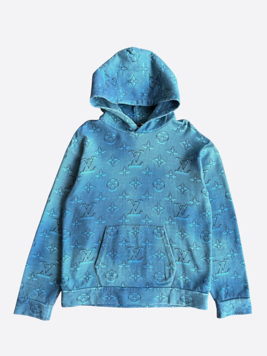Louis Vuitton Blue 2054 Monogram Hoodie