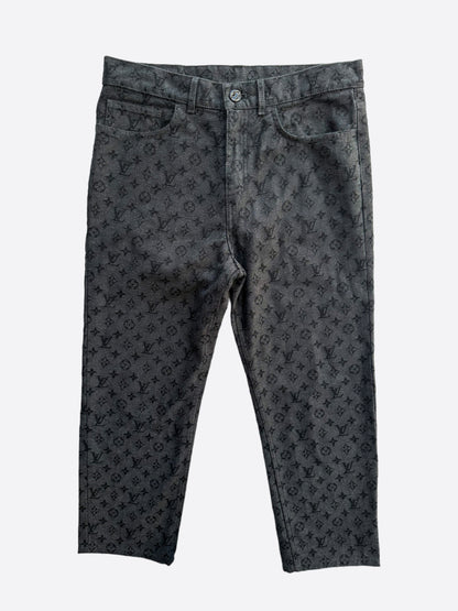 Louis Vuitton NBA Grey Monogram Jeans