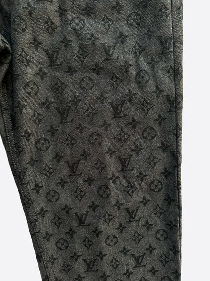 Louis Vuitton NBA Grey Monogram Jeans