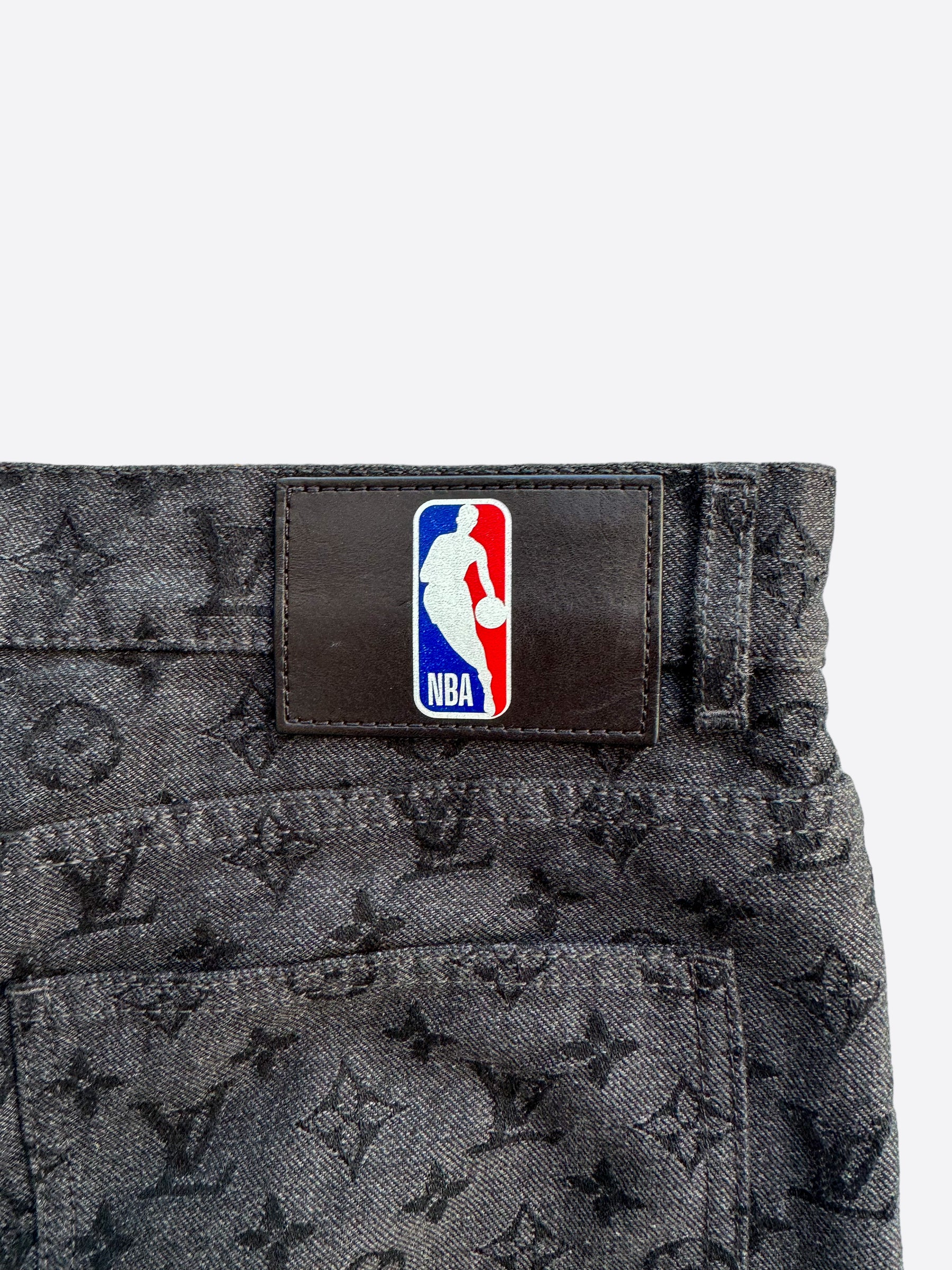 Louis Vuitton NBA Grey Monogram Jeans Savonches