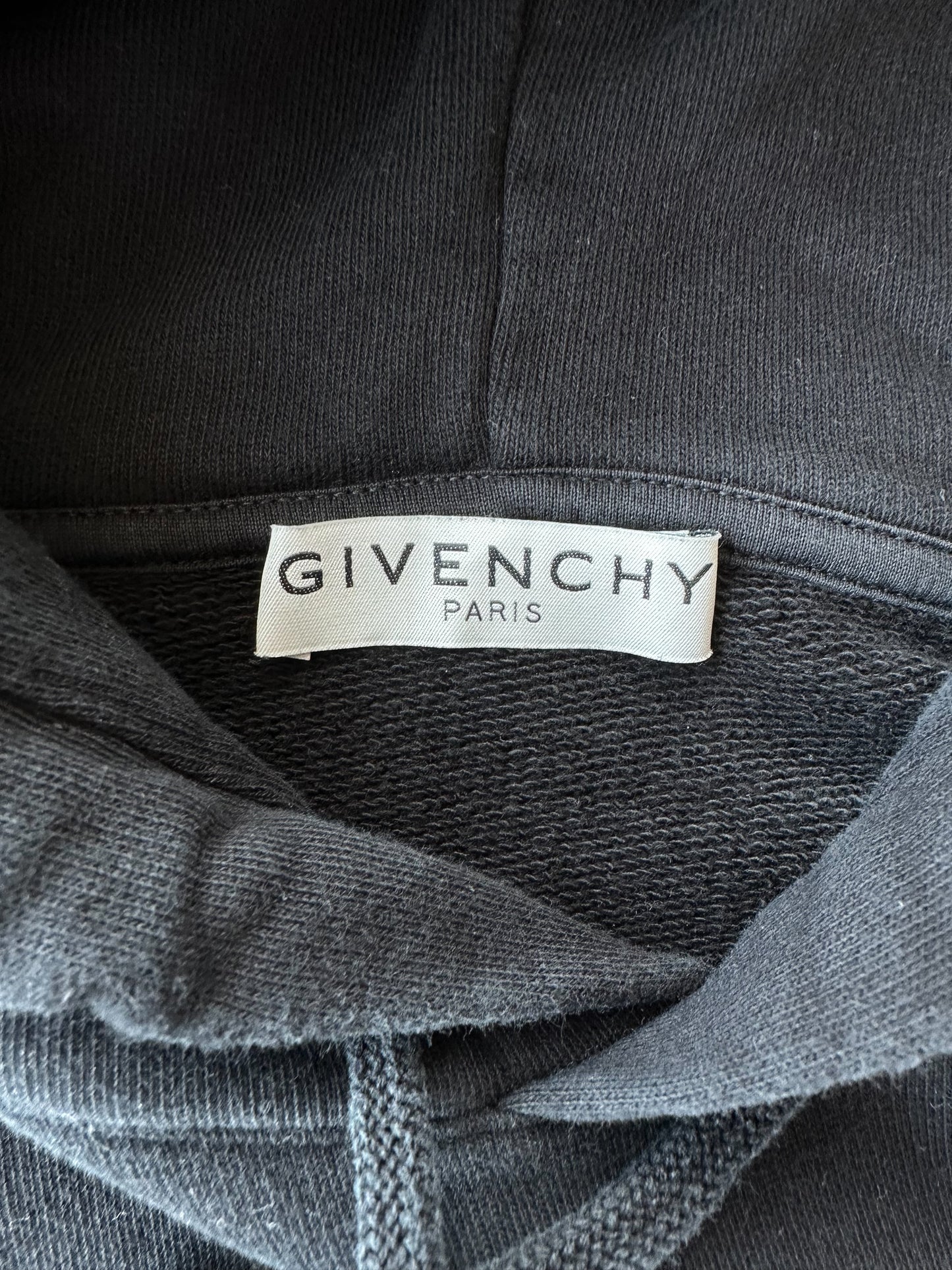 Givenchy Black & White Refracted Logo Hoodie