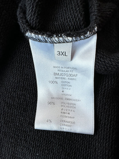 Givenchy Black & White Refracted Logo Hoodie