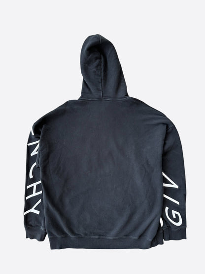 Givenchy Black & White Refracted Logo Hoodie