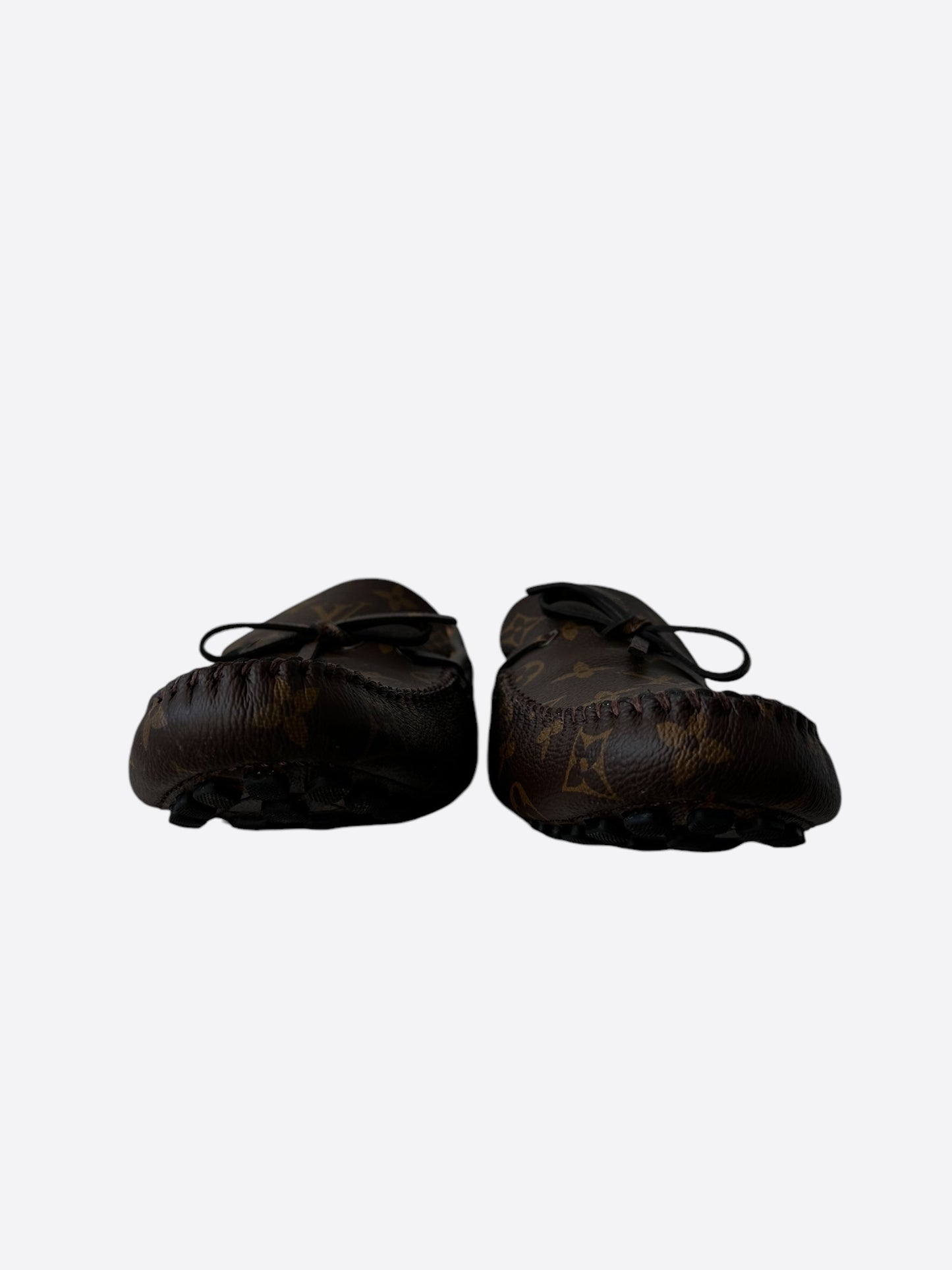 Louis Vuitton Brown Monogram Driver Moccasin