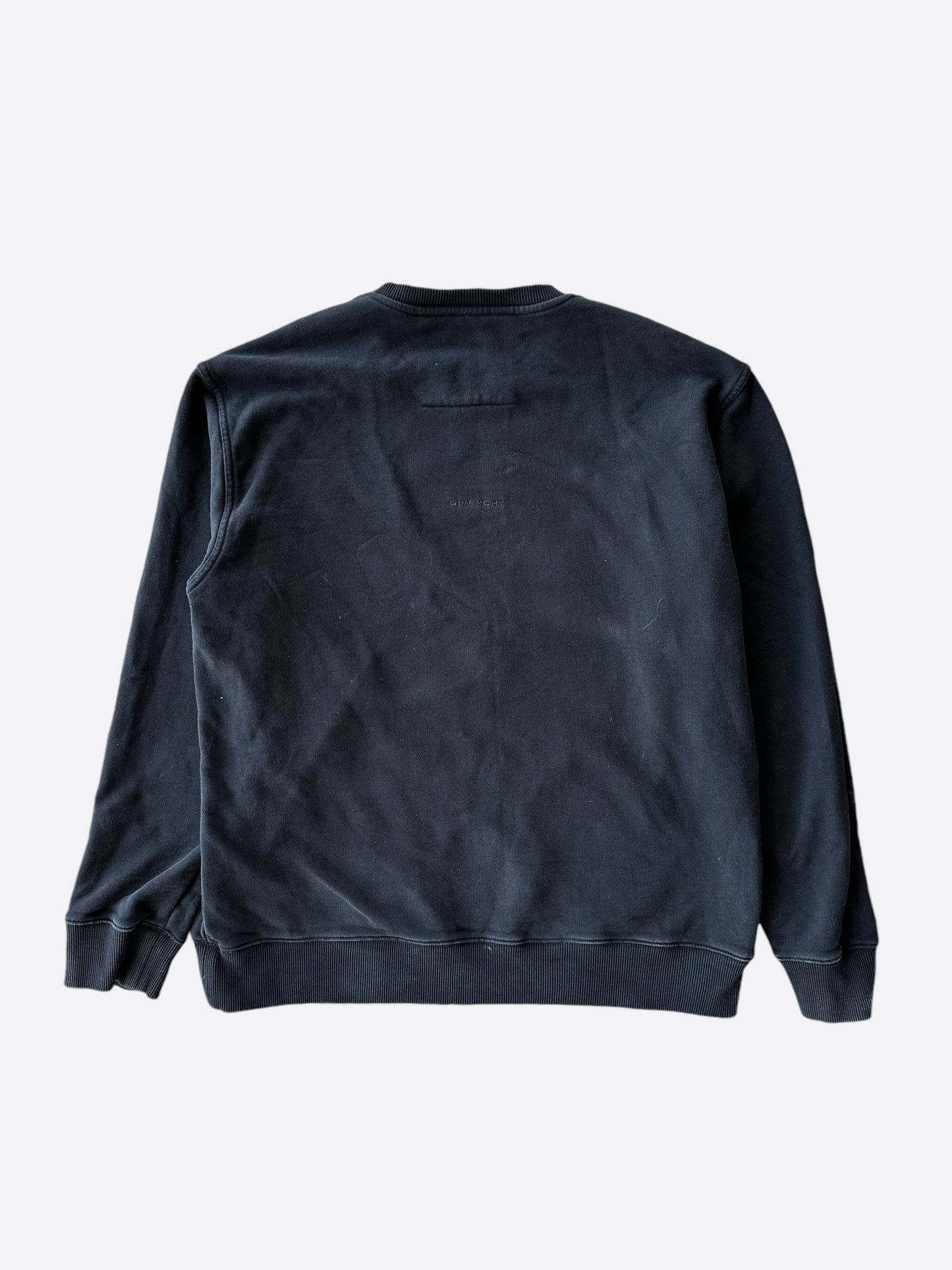 Givenchy Black Mini Embroidered Logo Sweater