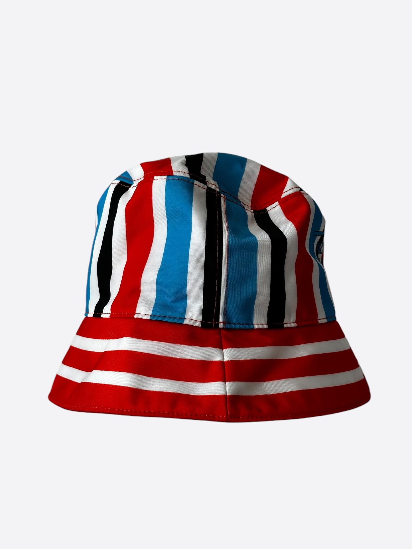 Prada Multicolor Striped Bucket Hat