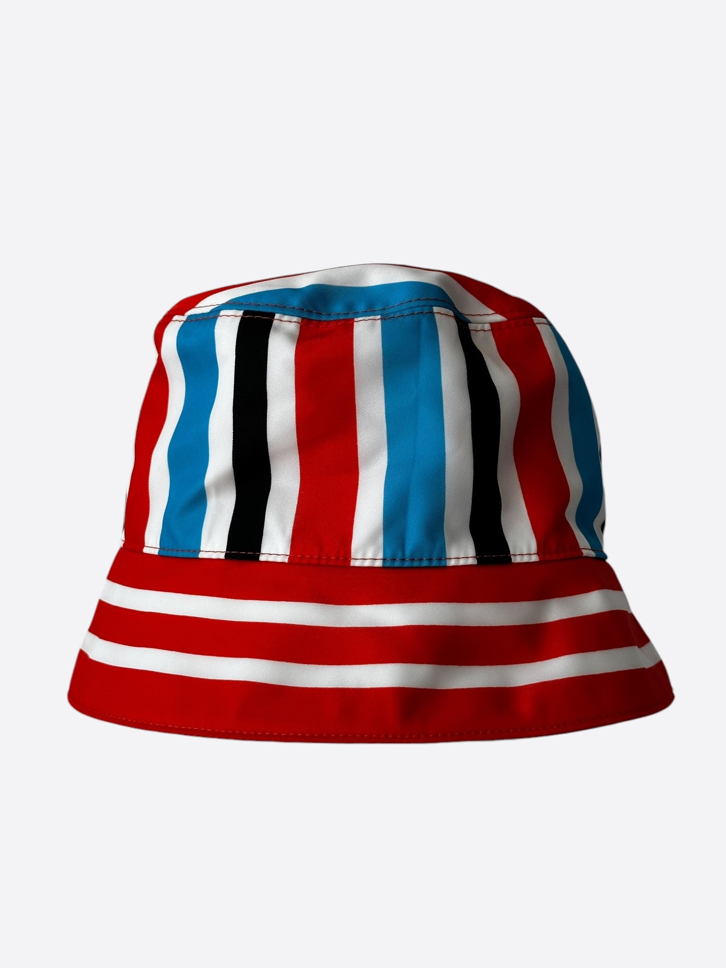 Prada Multicolor Striped Bucket Hat