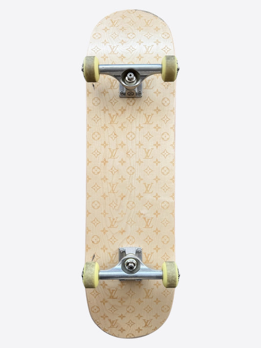 Louis Vuitton Brown Maplewood Monogram Skateboard