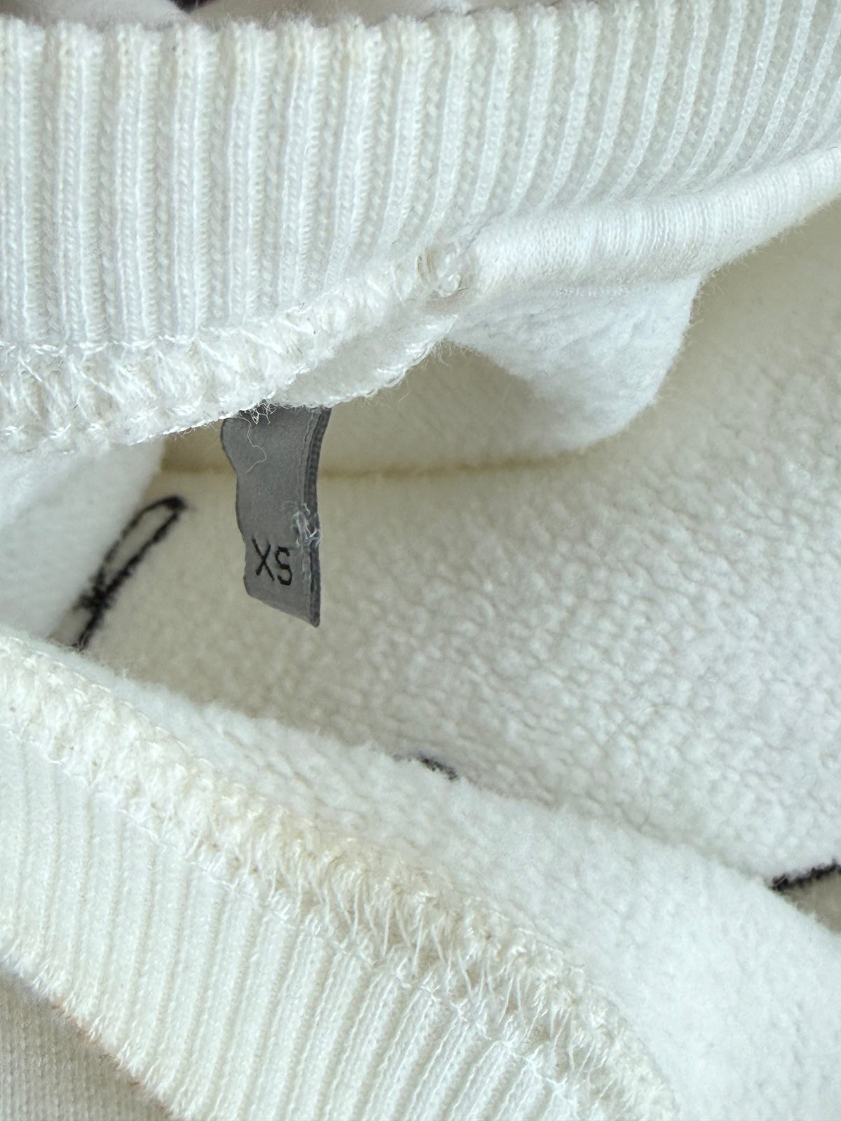 Dior Raymond Pettibon White & Black Embroidered Logo Sweater