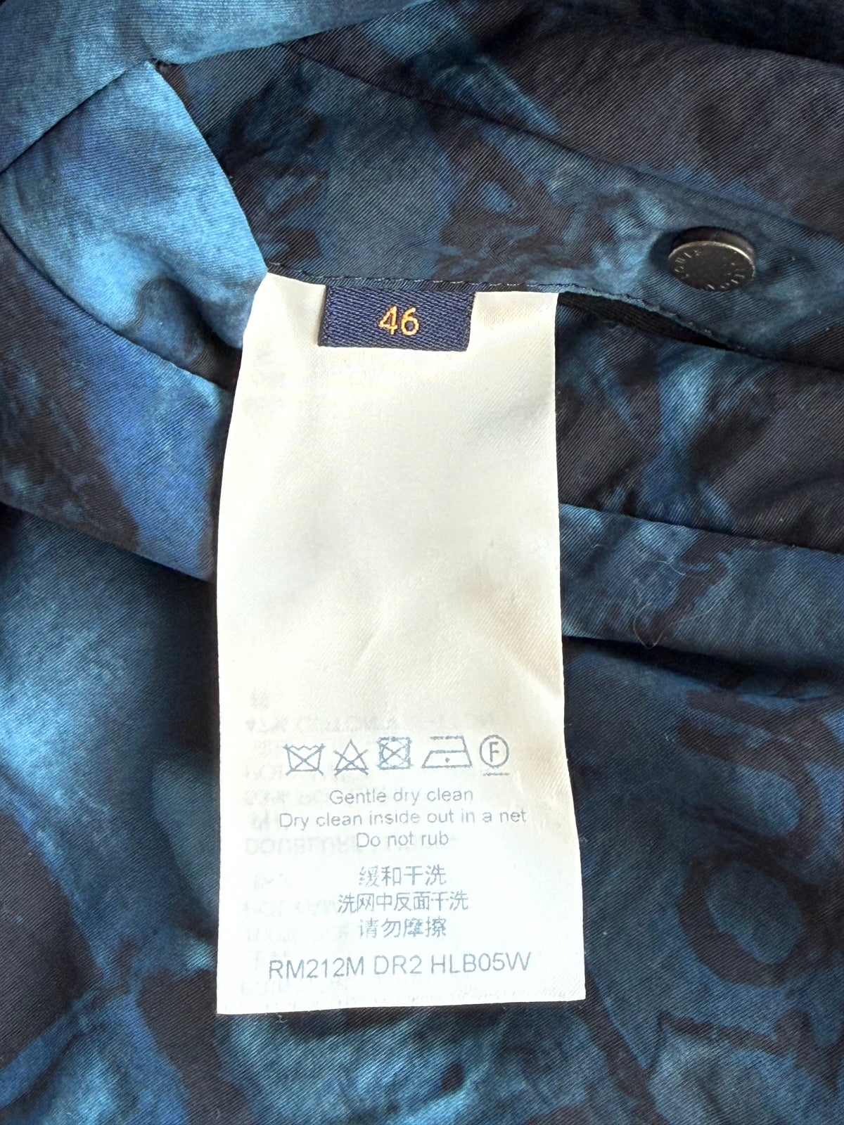 Louis Vuitton Blue Damier Salt Bomber Jacket