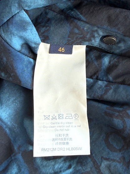 Louis Vuitton Blue Damier Salt Bomber Jacket