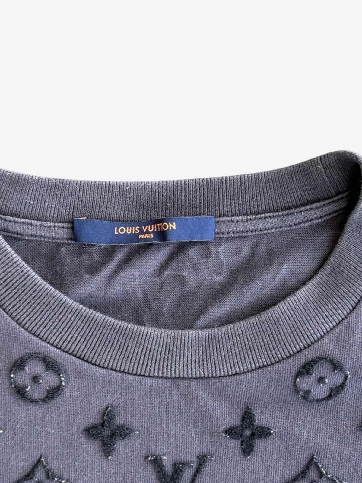 Louis Vuitton Black Tuffetage Monogram Pocket T-Shirt