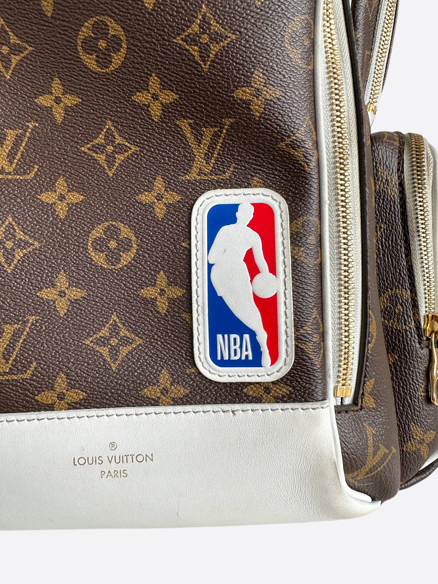 louis vuitton backpack nba Louis Vuitton NBA Brown Monogram Backpack – Savonches
