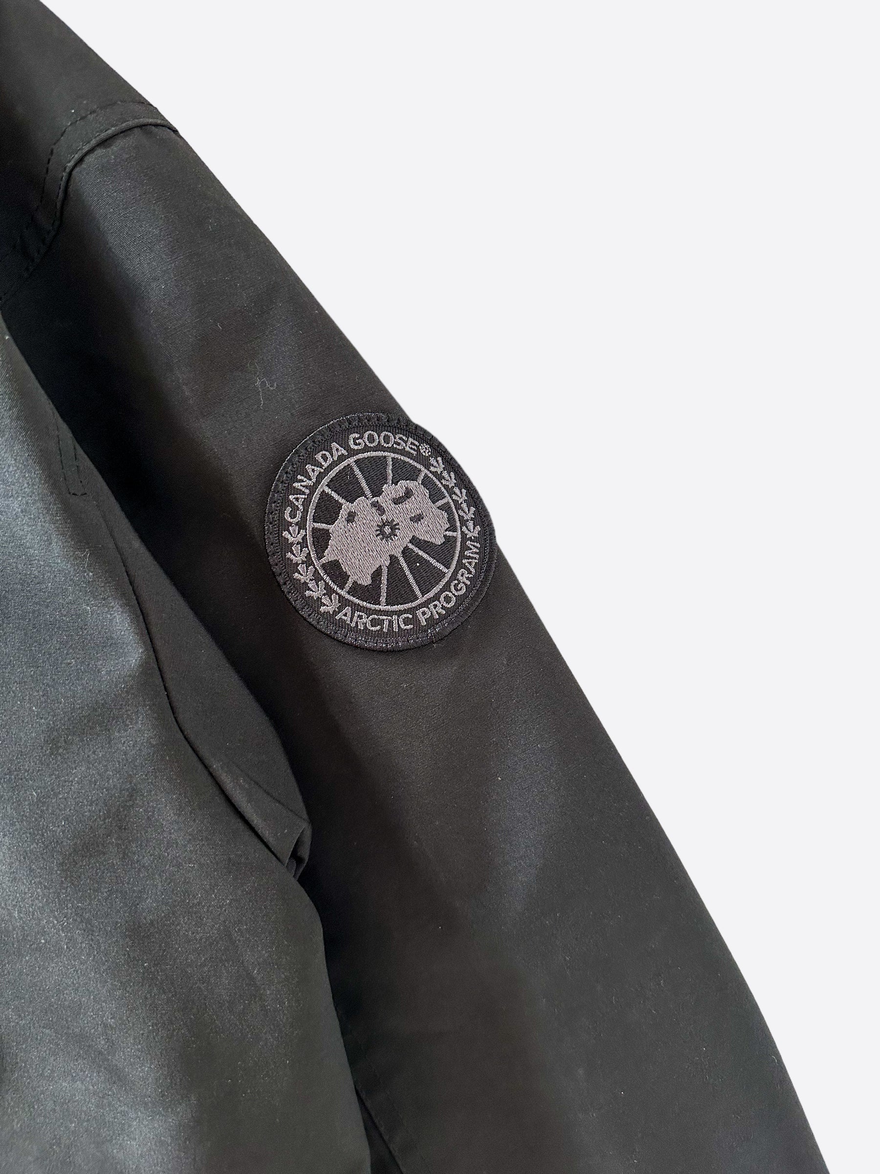 Canada goose black 2024 label vs original