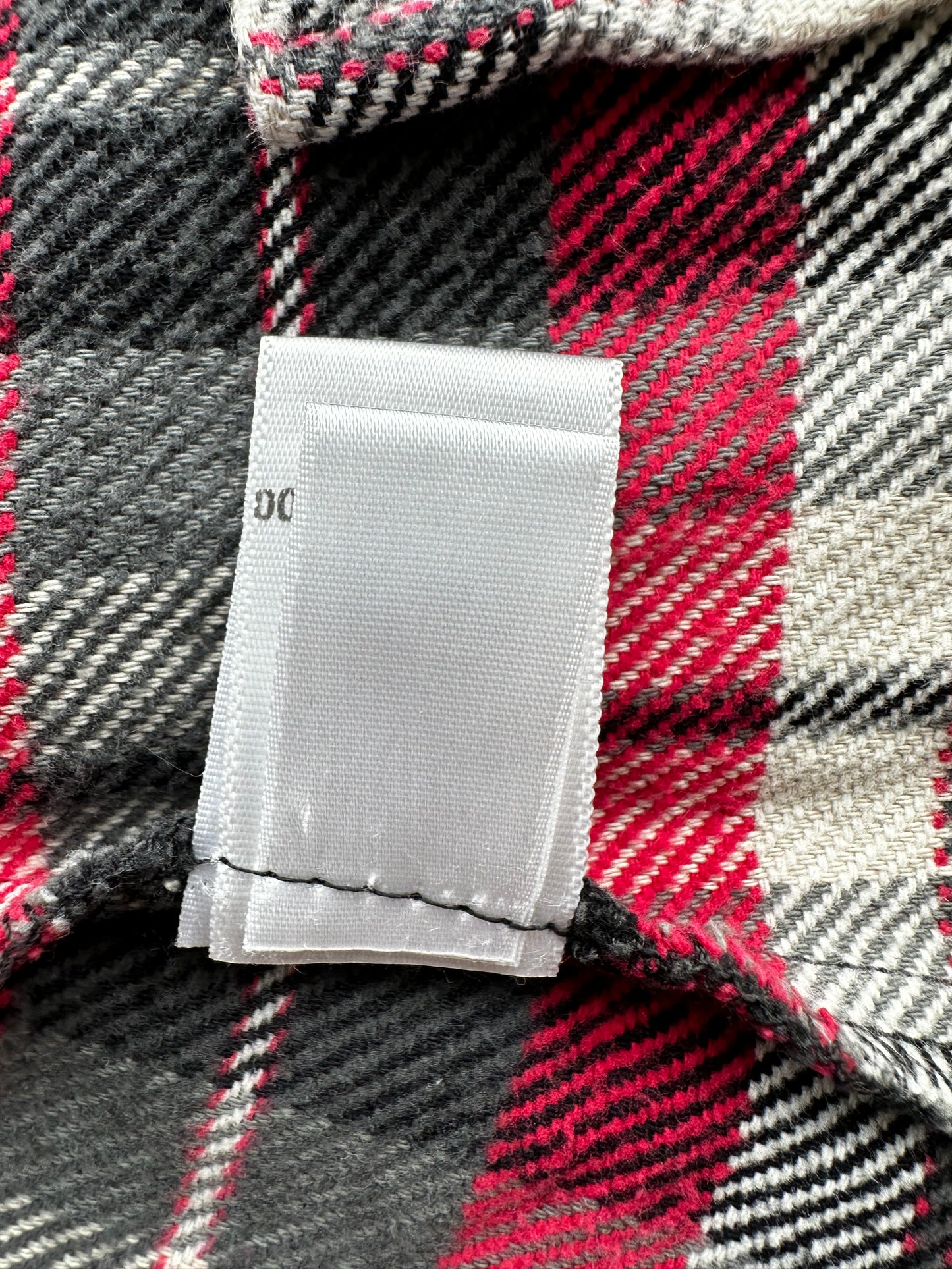 Chrome Hearts Red Plaid Cross Patch Flannel